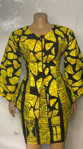 Ankara dress perfect fit: simple, classy & beautifully tailored