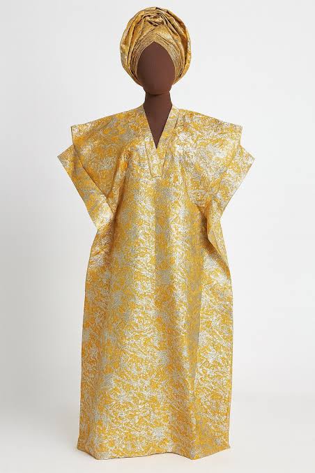 Elegant Silk Bubu Gown